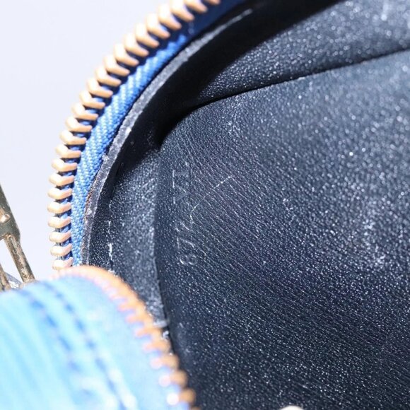 LOUIS VUITTON Epi June Feuille Shoulder Bag Blue - Picture 10 of 16